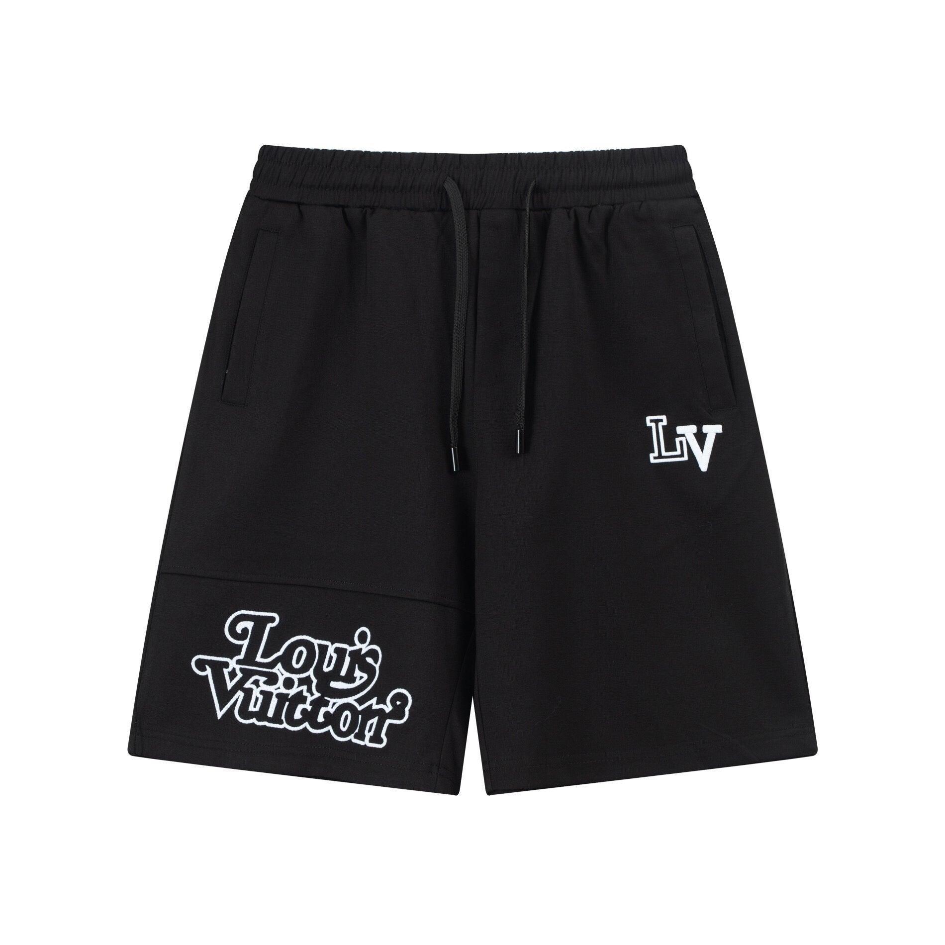 Louis Vuitton Sport Short Pant 'Black/White' Banlieue91