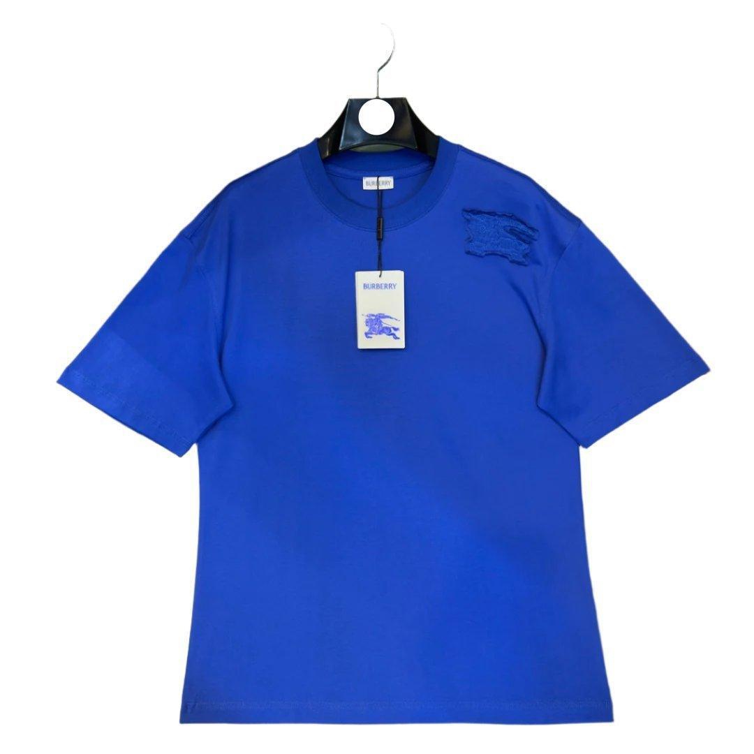 Burberry T-Shirt Without Collar 'Blue' Banlieue91