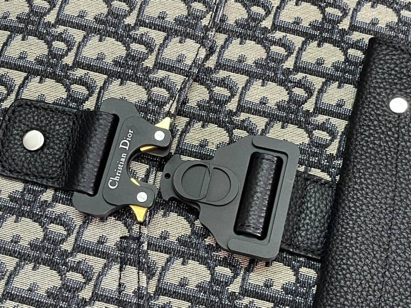 Dior Gallop Sling Bag Black Grained Calfskin Banlieue91