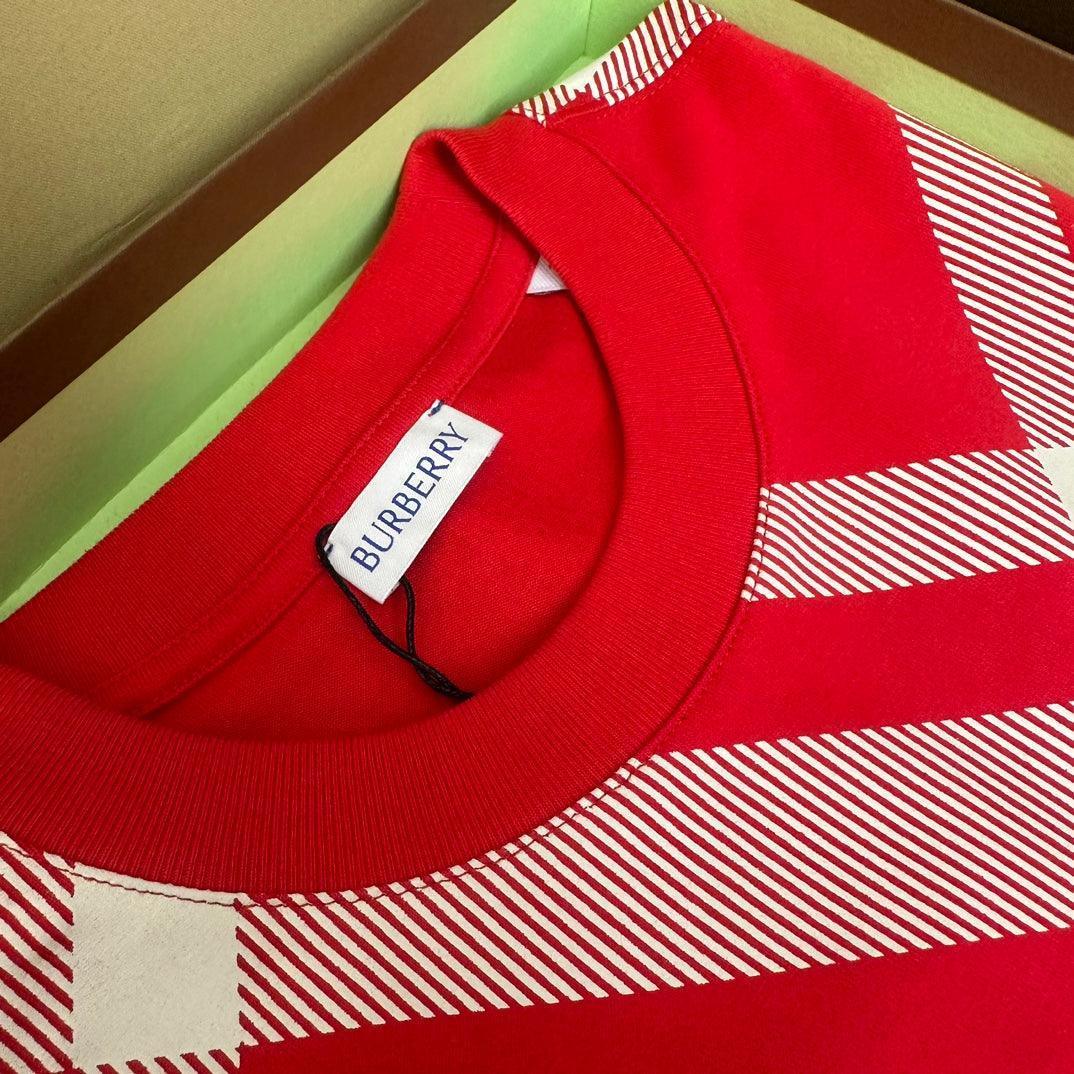 Burberry T-Shirt Without Collar 'Red' Banlieue91