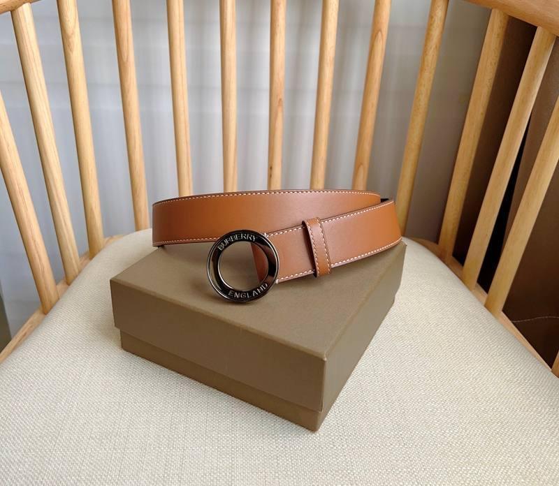 Burberry Leather Vintage Belt 'Brown' Banlieue91