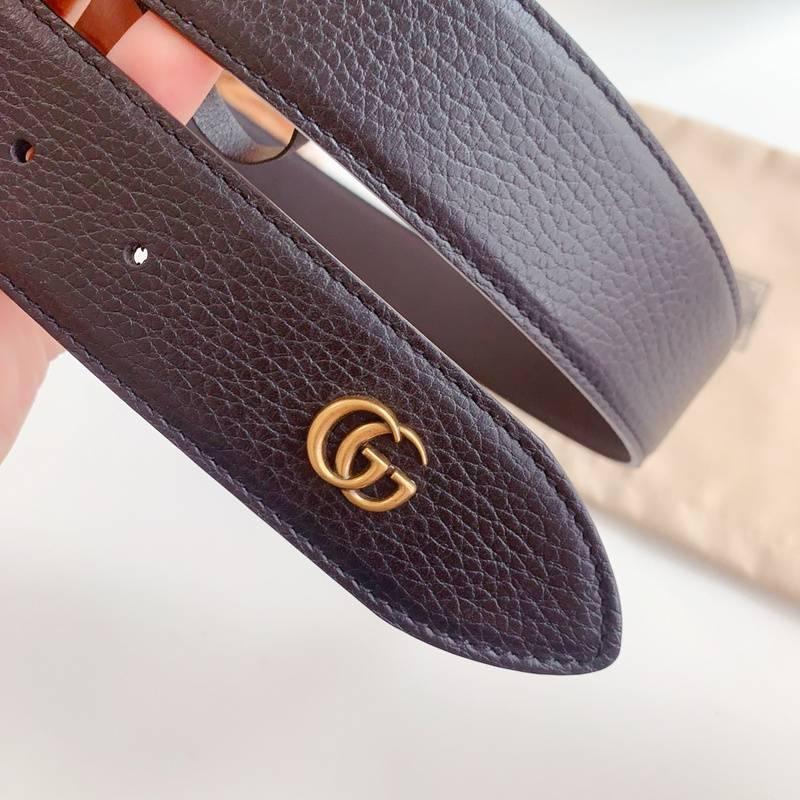 GUCCI Embellished coated-canvas and leather belt 'Black' Banlieue91