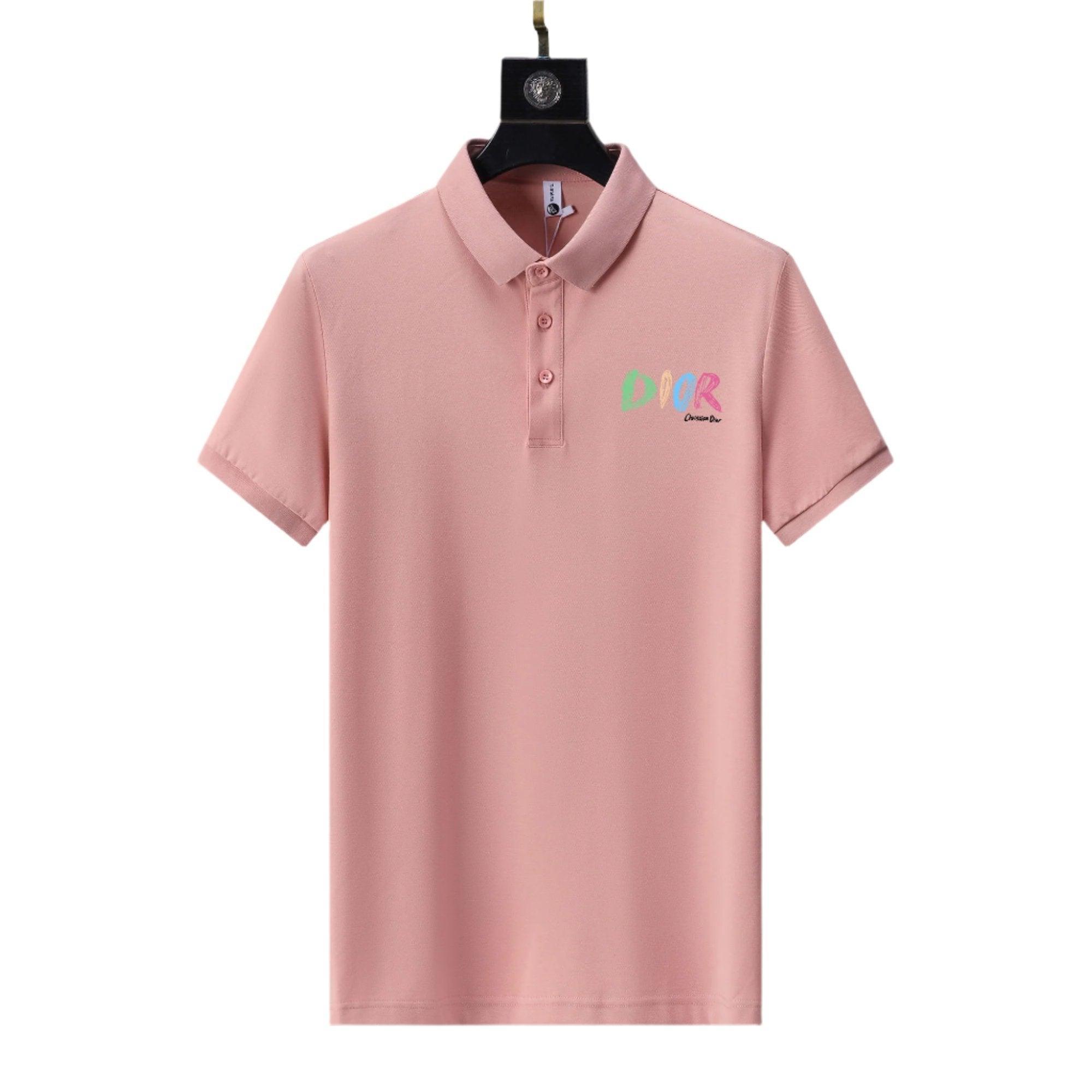 Dior Pink T-Shirt With Collar Banlieue91