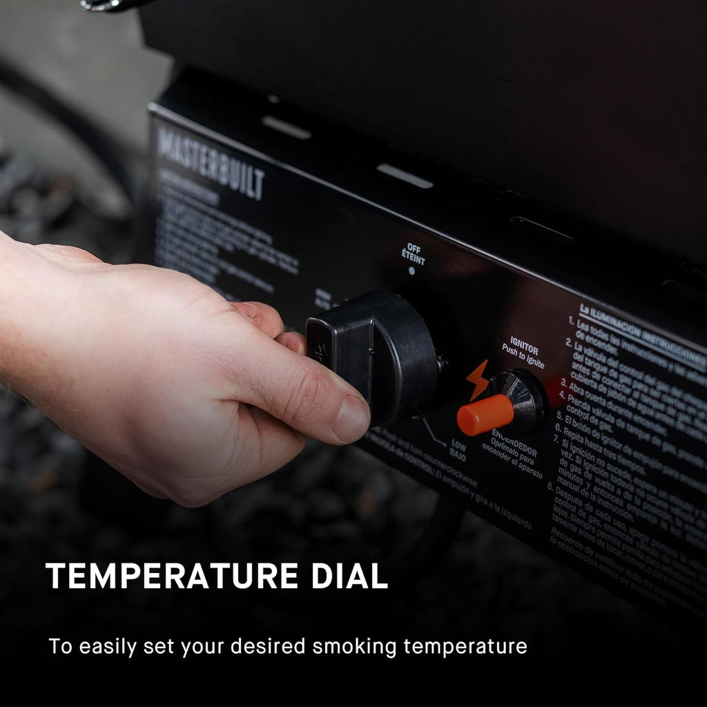 MPS 230S Propane Smoker Temperature Gauge Stainless