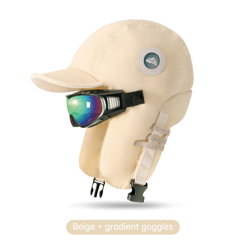 Winter ski hat warm hat men and women winter riding ear windproof plus velvet thickening pilot lei feng hat V.I.P Digital Presence