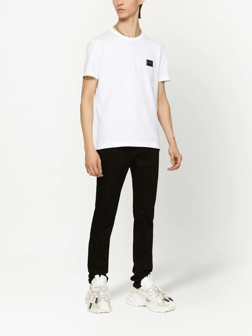 Dolce & Gabbana Men Dg Essentials Crew Neck T-Shirt