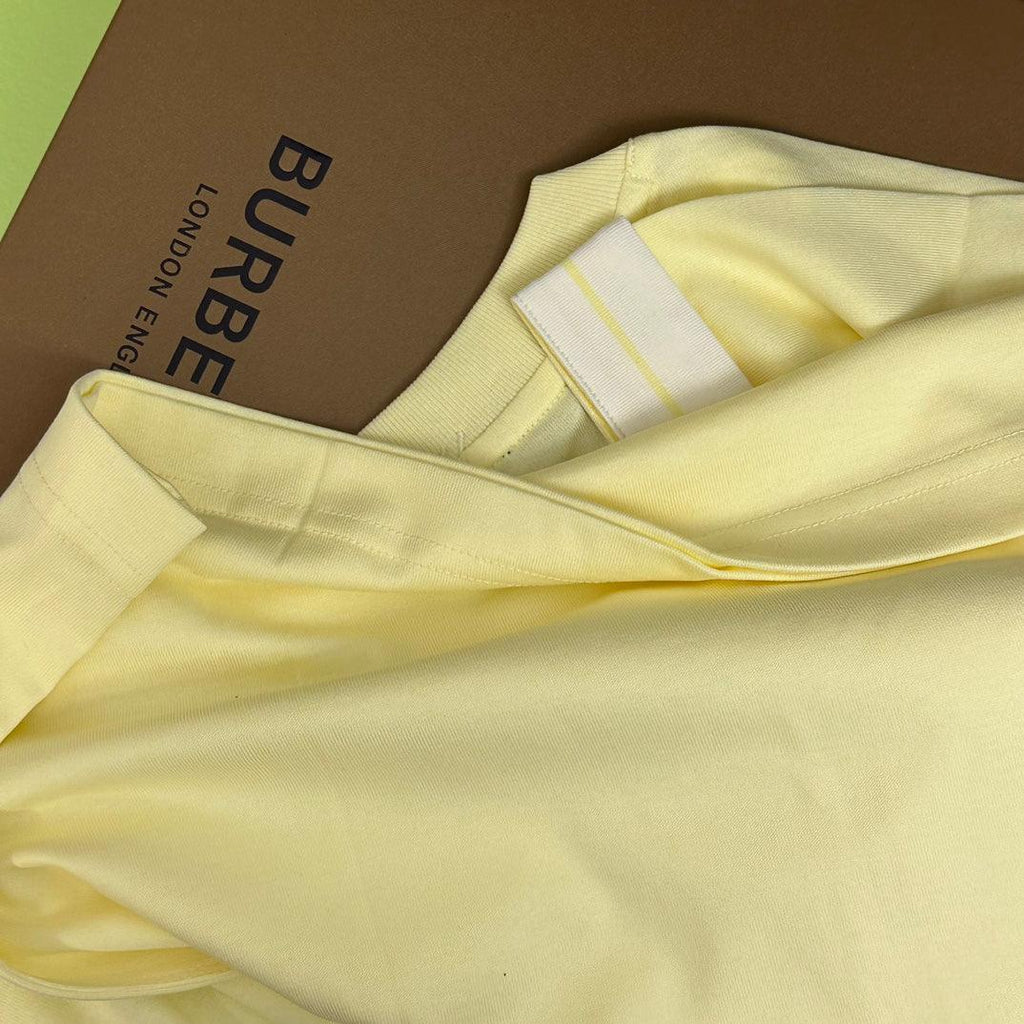 Burberry Yellow T-Shirt Without Collar Banlieue91
