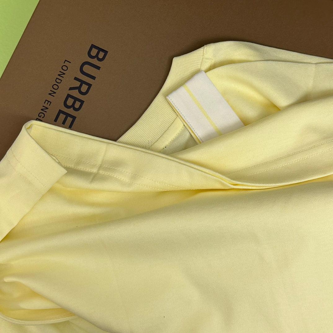 Burberry Yellow T-Shirt Without Collar Banlieue91