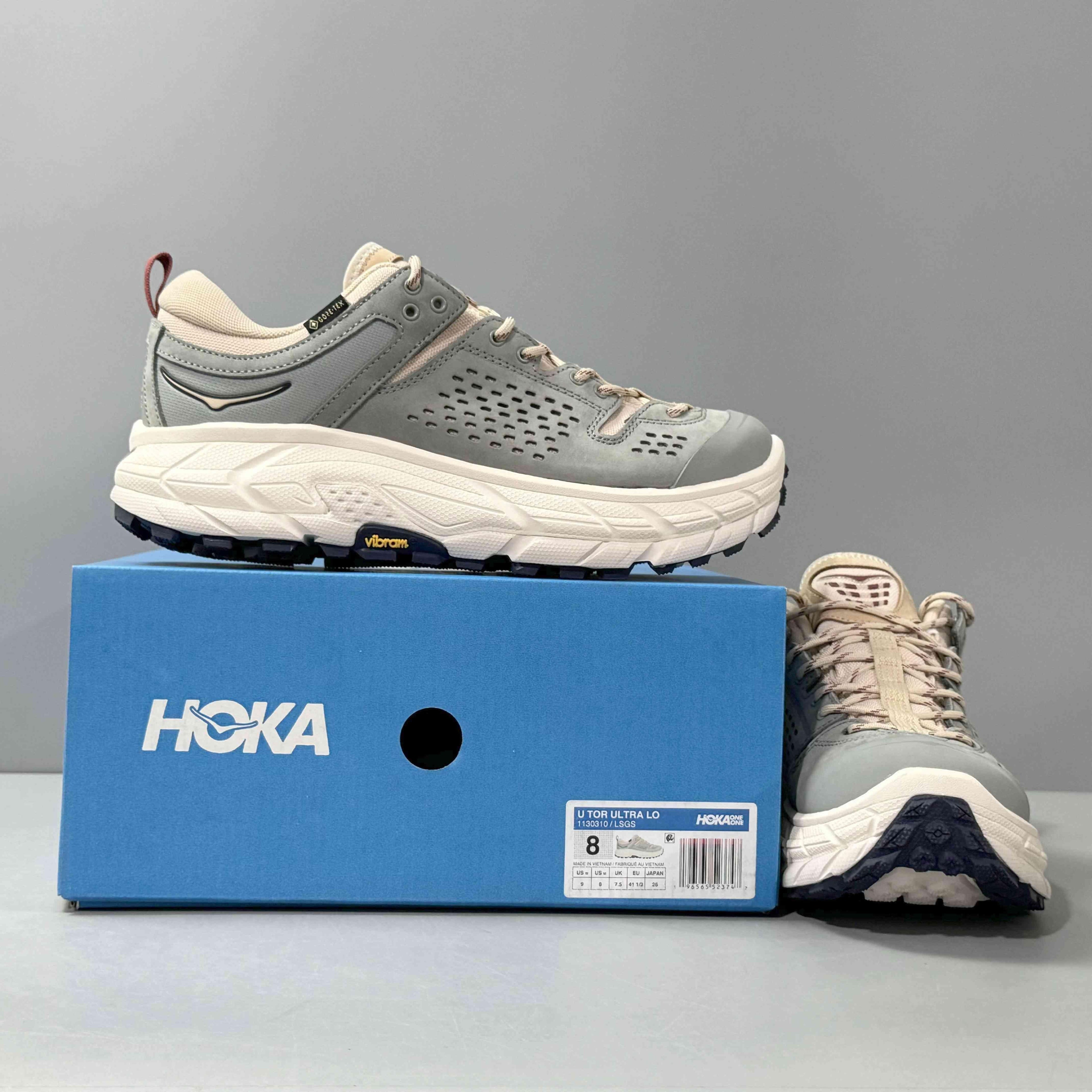 Hoka One One Tor Ultra Lo Limestone Shifting Sand Banlieue91