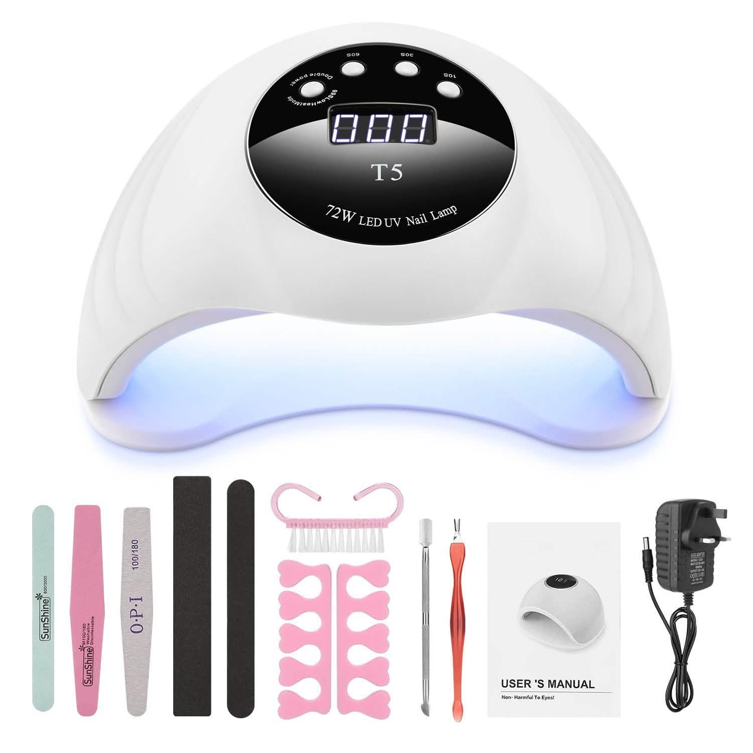 48W UV LED Gel Nail Lamp with 4 Timer DailySale