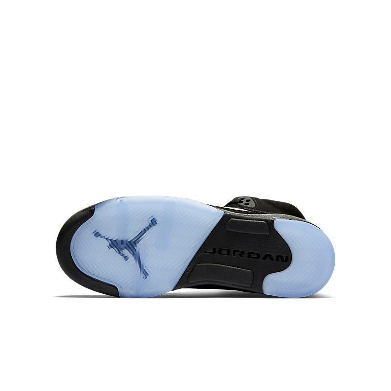 Air Jordan Retro 5 Black Metallic Silver Banlieue91