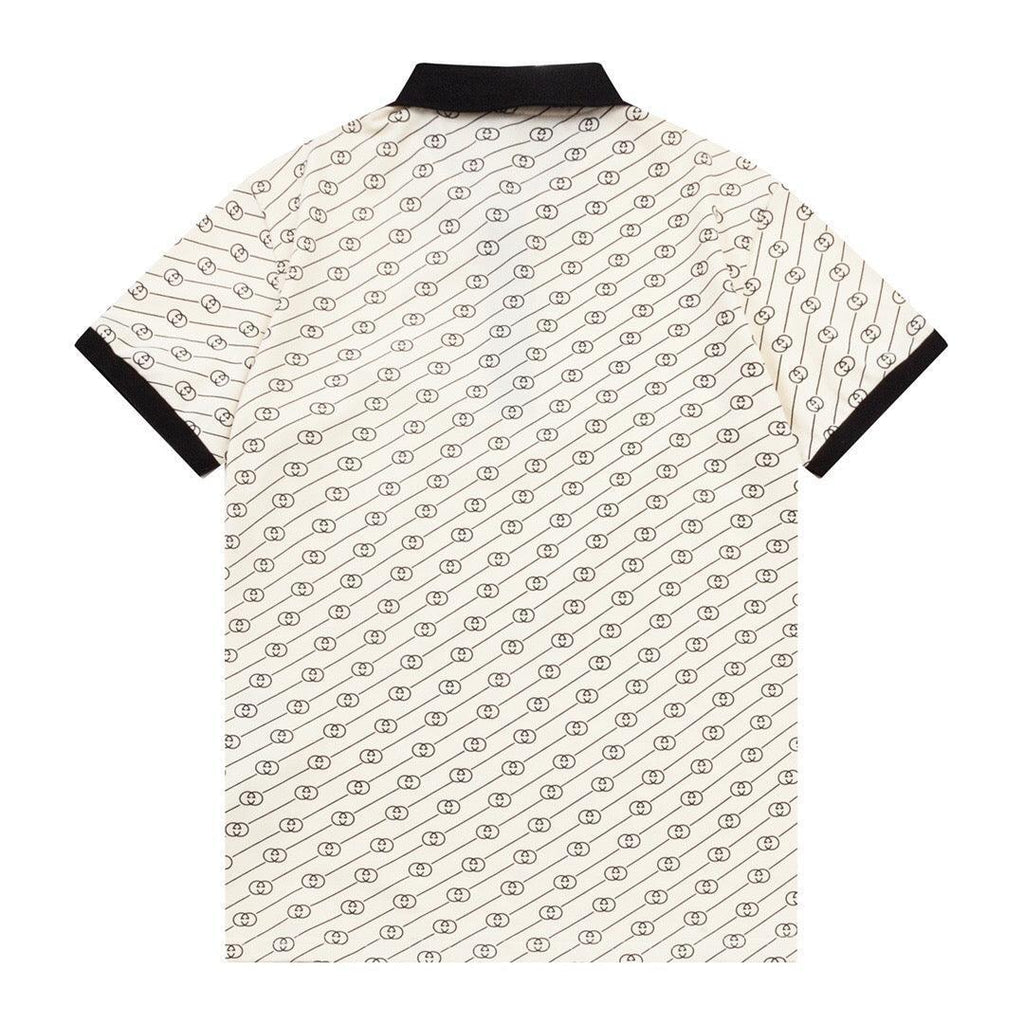 Gucci Light Beige T-shirt with a collar Banlieue91