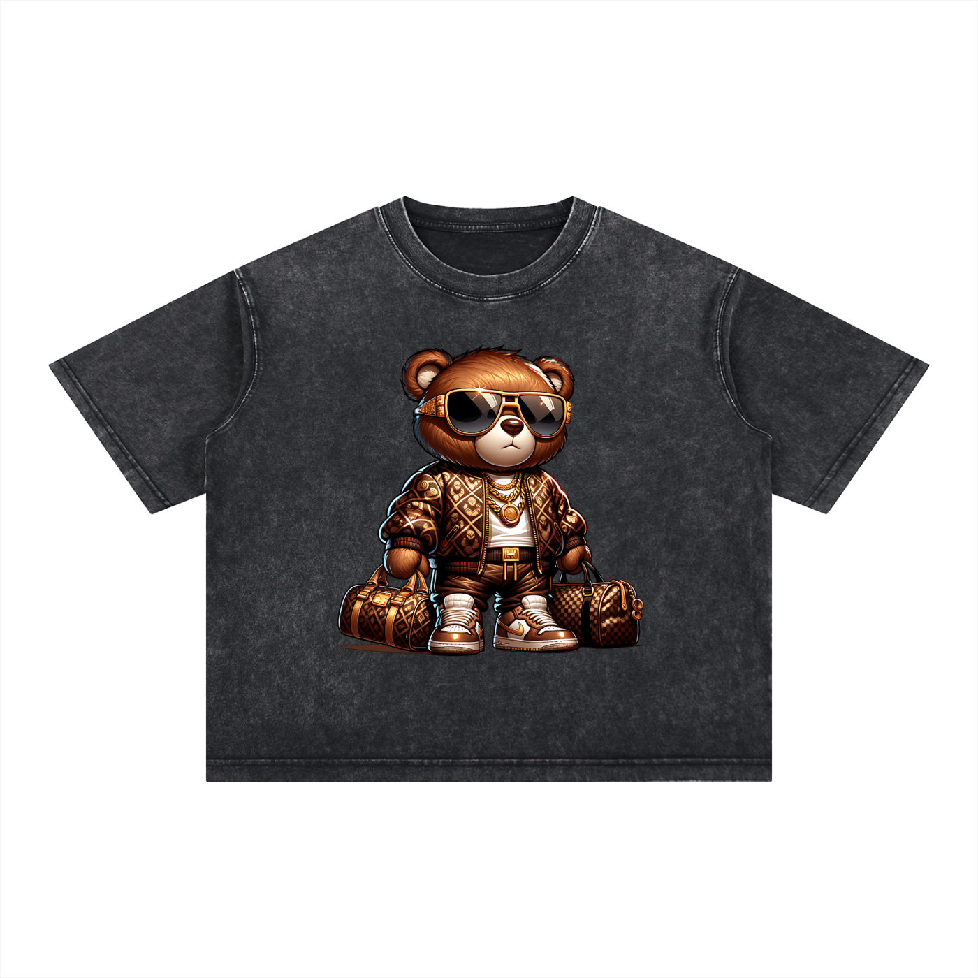 Mineral Wash Boxy Cotton T-Shirt
