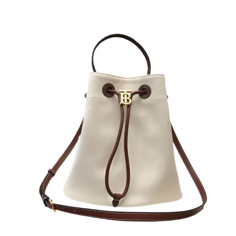 Burberry Check Drawstring Bucket Bag Banlieue91