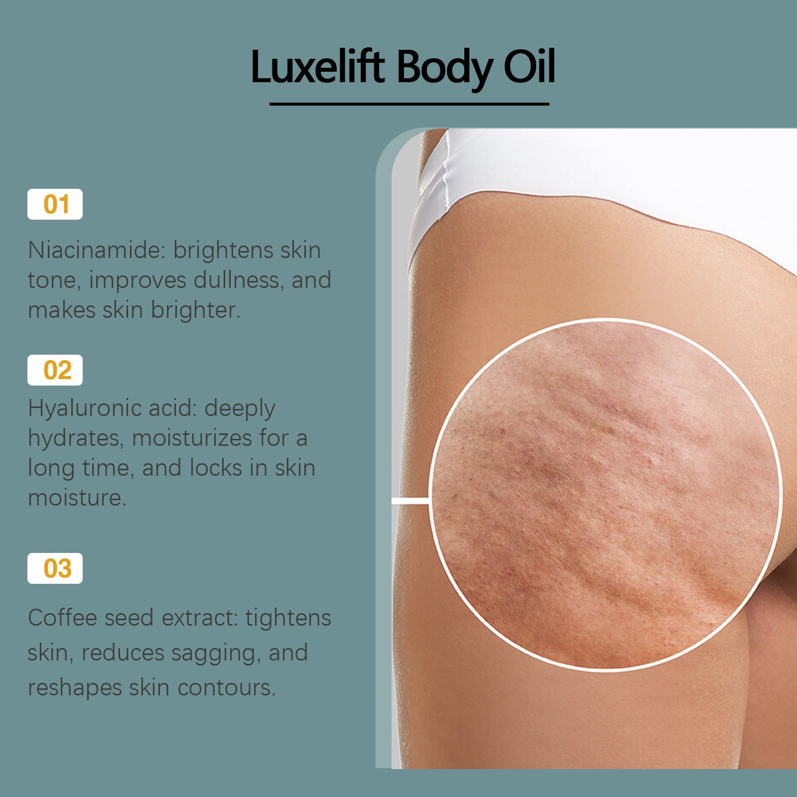 Oceaura Body Skin Care Oil Skin Hydrating And Moisturizing Refreshing Skin Care Firming Care Oil