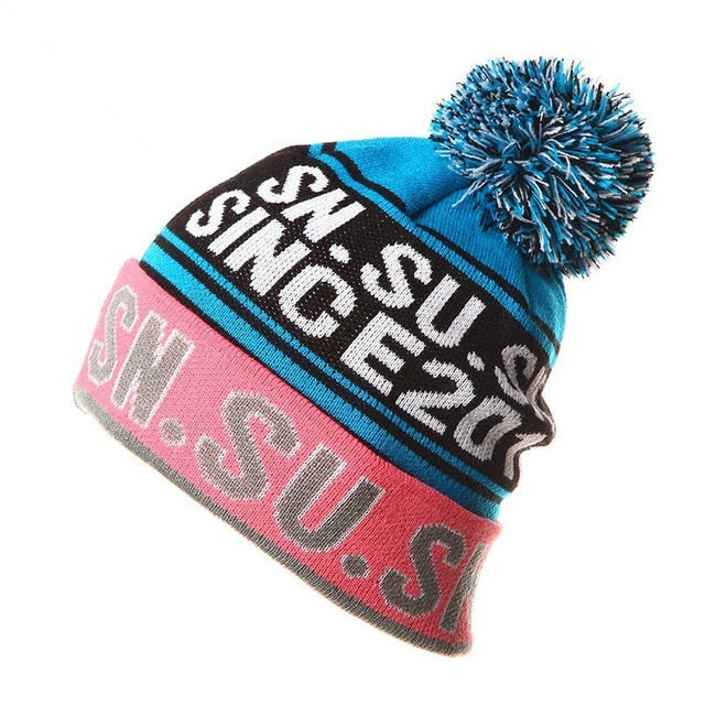NEW Skiing Hats for Christmas  Women Warm Winter Knitting Skating Skull Cap Hat Beanies Turtleneck Caps Ski Cap Snowboard Hat V.I.P Digital Presence