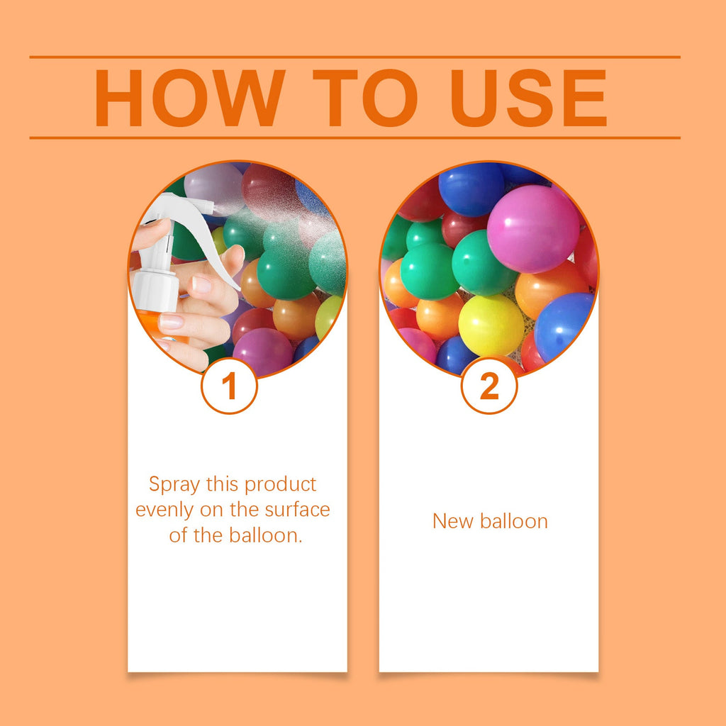 Latex Balloon Brightening Spray, Balloon Brightening Long-Lasting Effect Adds Ambiance Gloss Spray