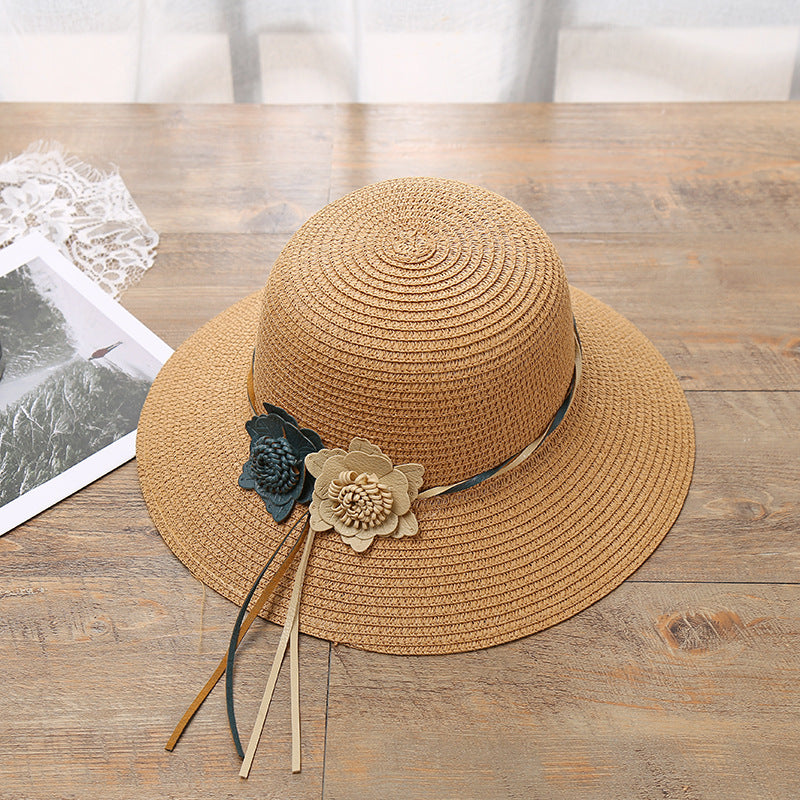 Girls Hats Children Raw Edge Straw Hat For Girls Kids Sun Cap Girls  Hat Baby Beach Caps In leegant Modern Design Stevvex