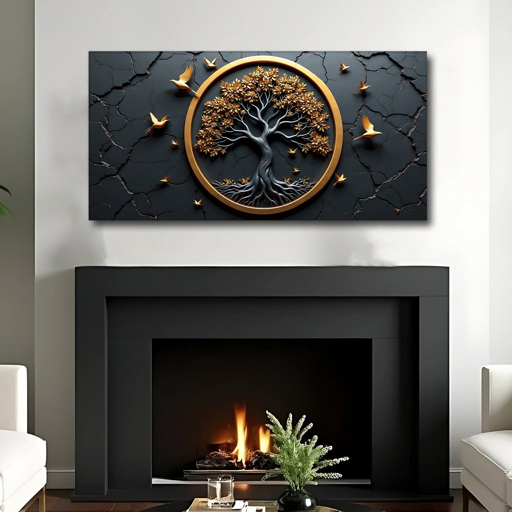 3D Celtic Tree of Life Wall Art IV Tailored Canvases