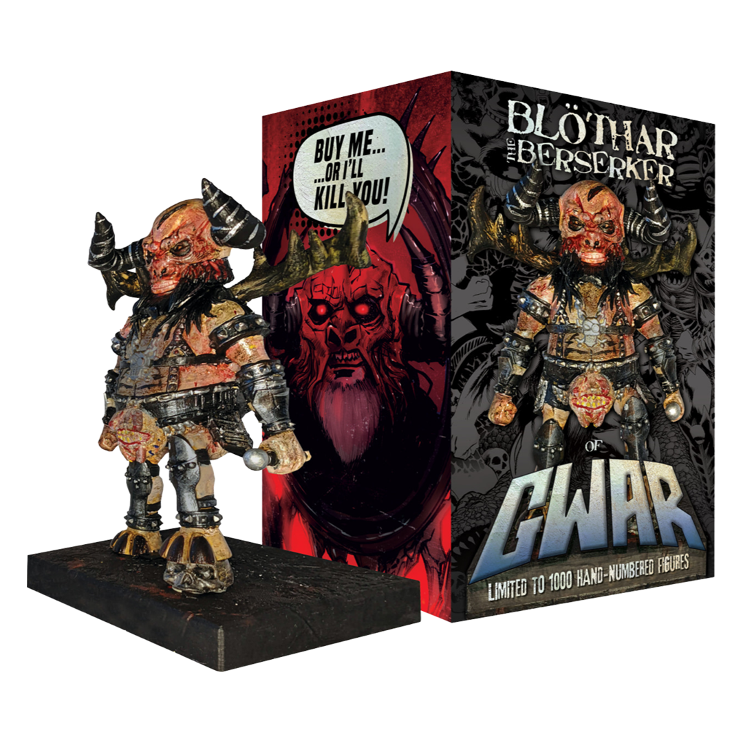 GWAR: 'The New Dark Ages' Limited Edition LP + Blothar Bobblehead Z2 Comics