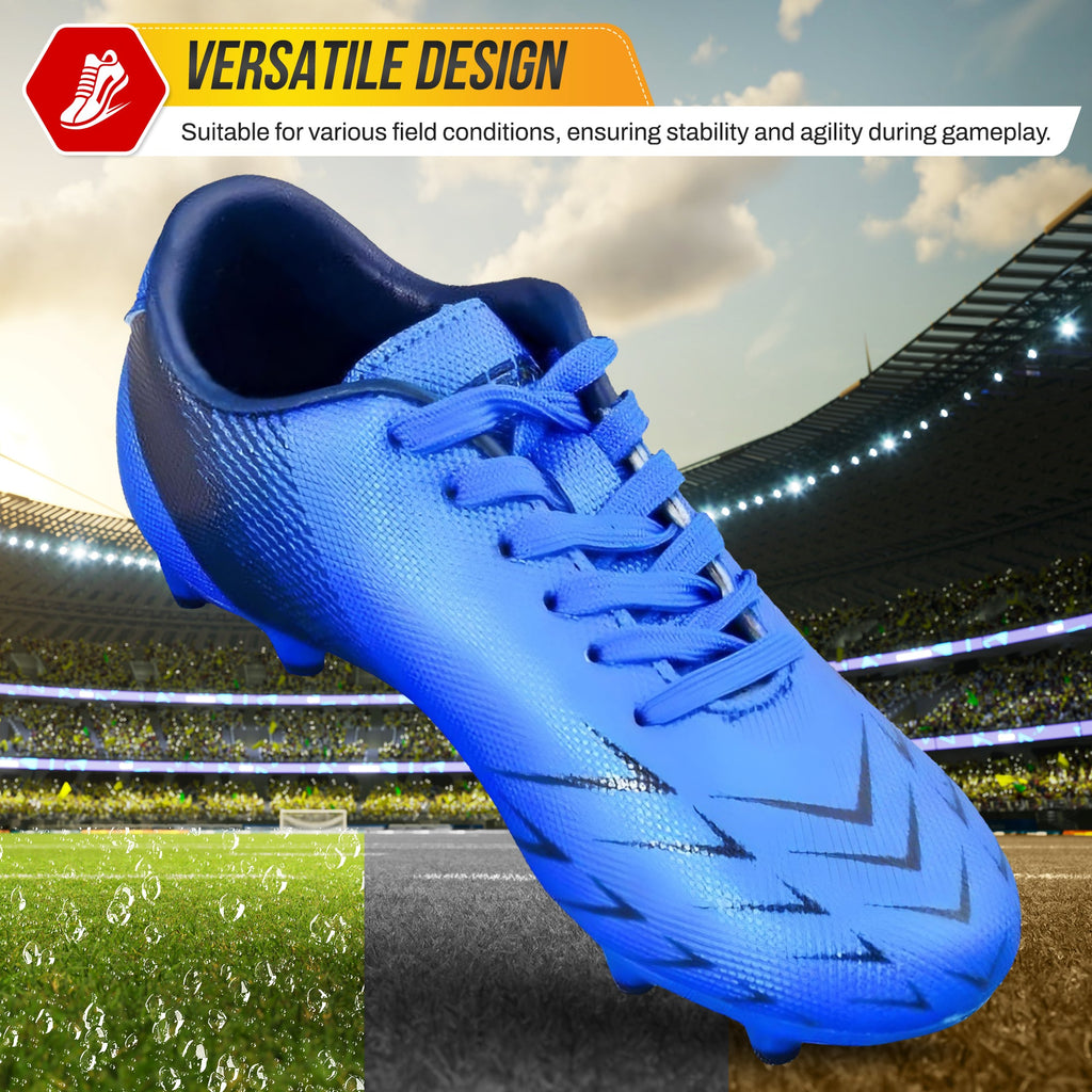Vizari Ranger Firm Ground Soccer Shoes – Blue/Black Vizari Sports