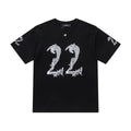 Amiri 22 Black T-Shirt Without Collar Banlieue91