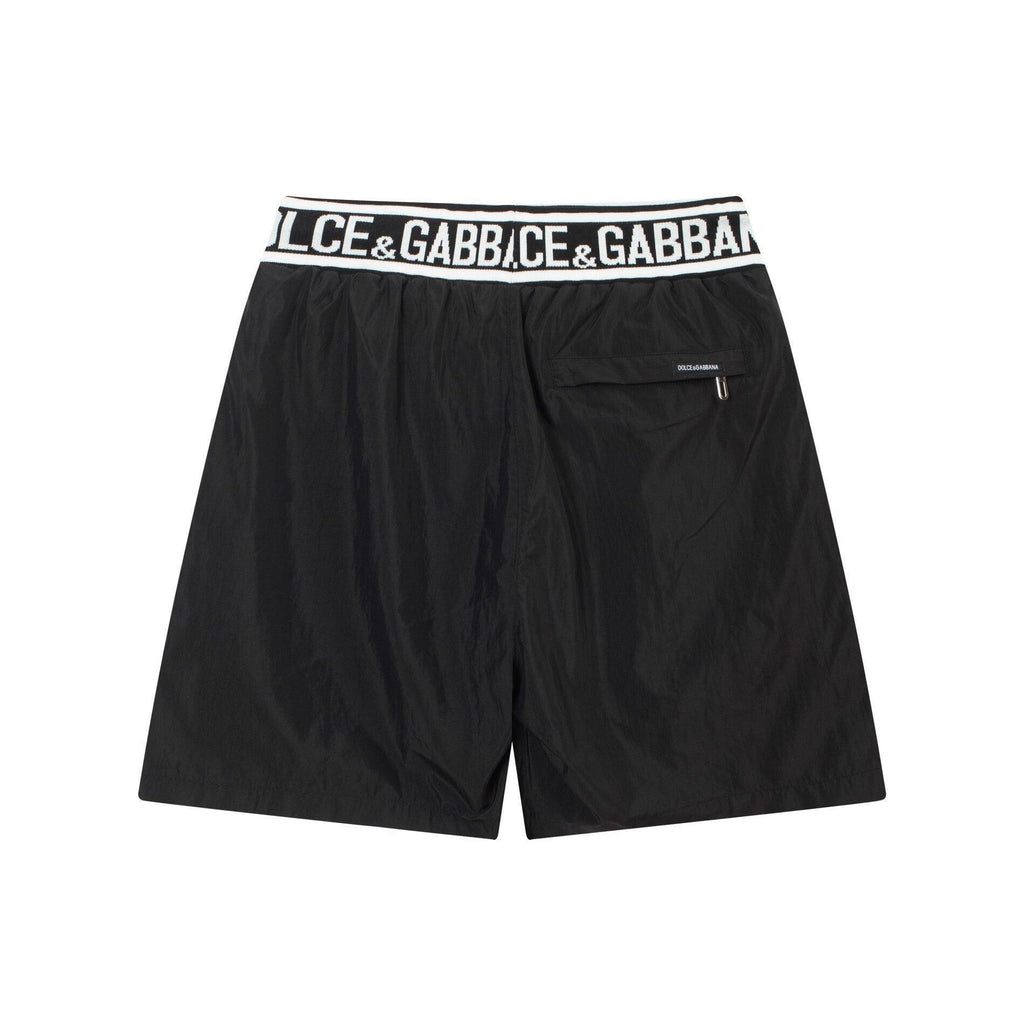 Dolce Gabbana Knit Basketball Shorts 'Black/White' Banlieue91