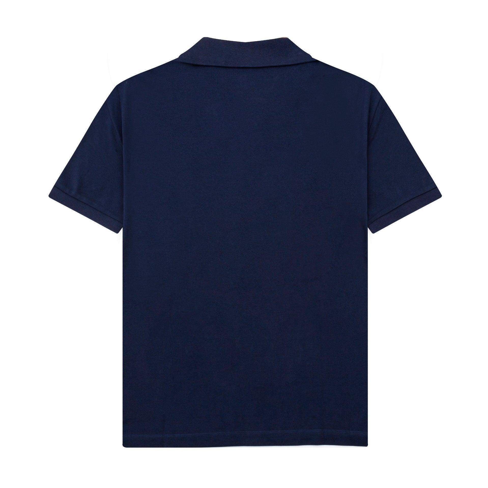 Burberry Blue T-Shirt With Collar Banlieue91