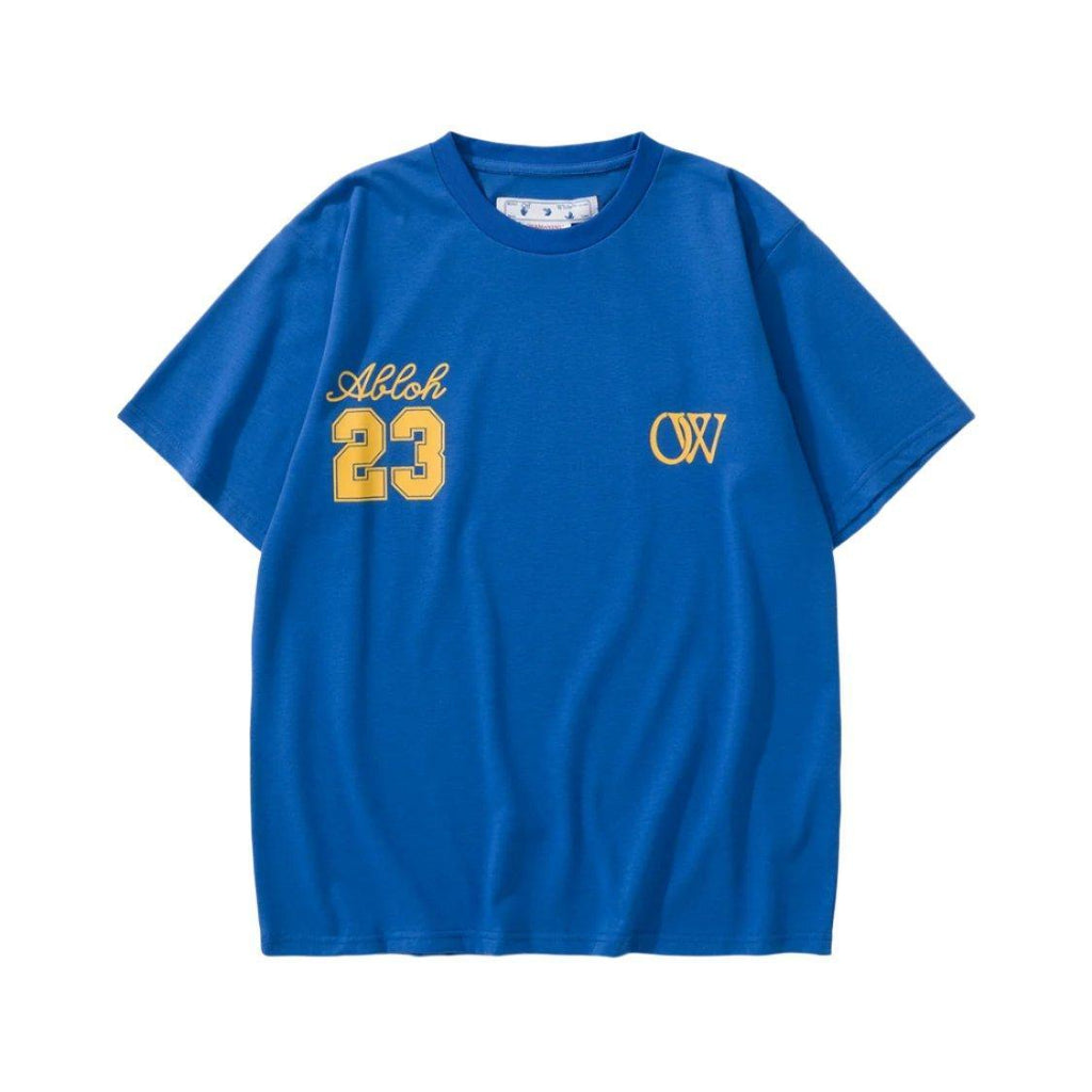 Off-White 23 T-Shirt Without Collar 'Blue' Banlieue91