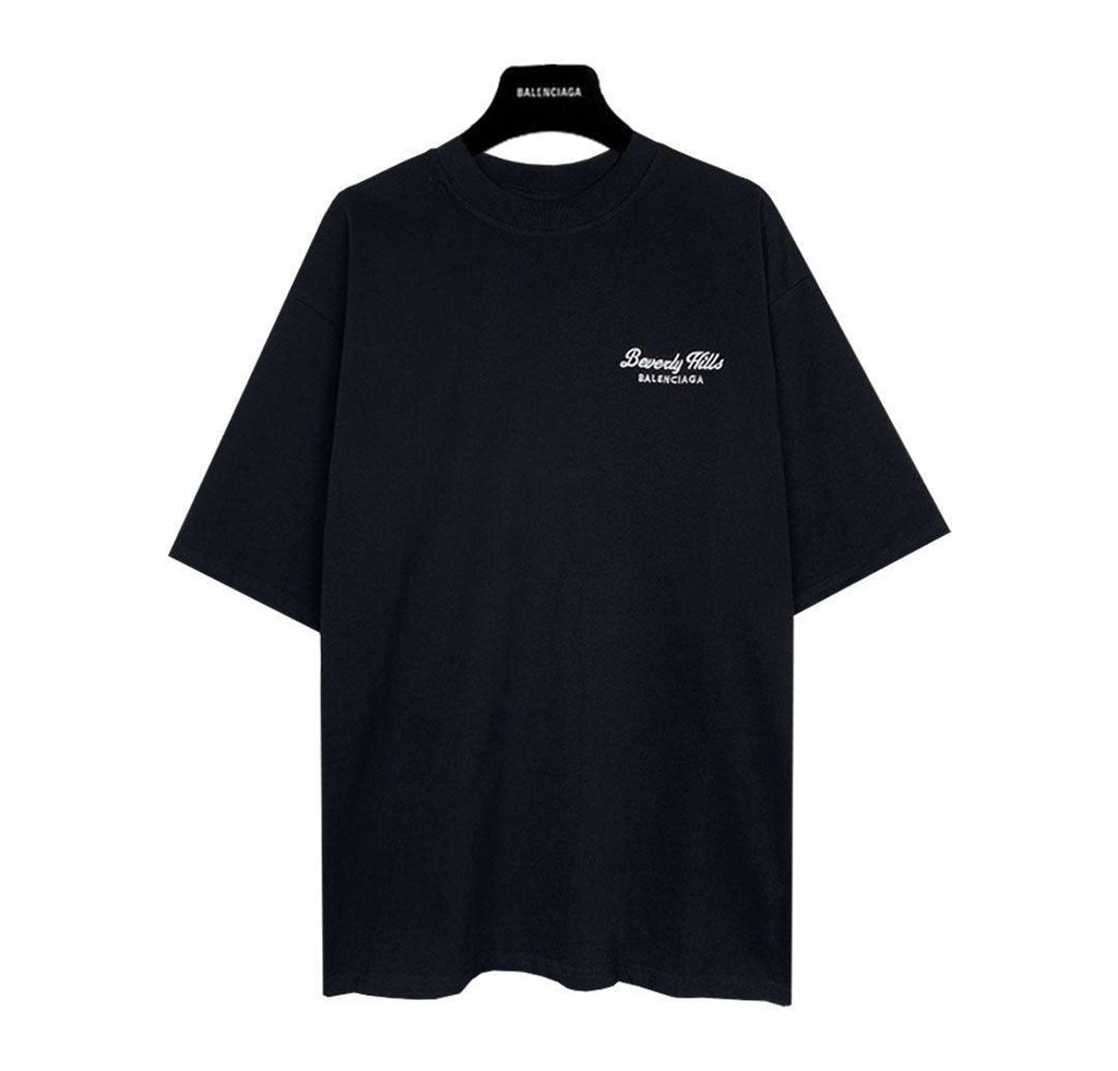 Balenciaga Black T-Shirt Without Collar Banlieue91