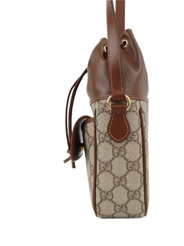 Gucci GG Interlocking G Mini Bucket Bag Beige Banlieue91