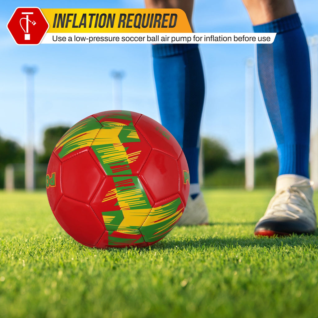 Mini National Team Soccer Balls-Portugal Red