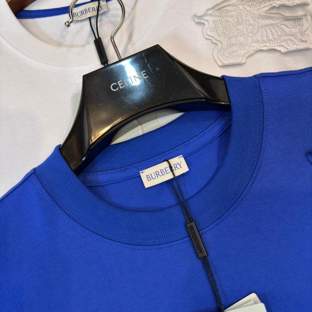 Burberry T-Shirt Without Collar 'Blue' Banlieue91
