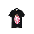 Bathing Ape Black T-Shirt Collarless Banlieue91