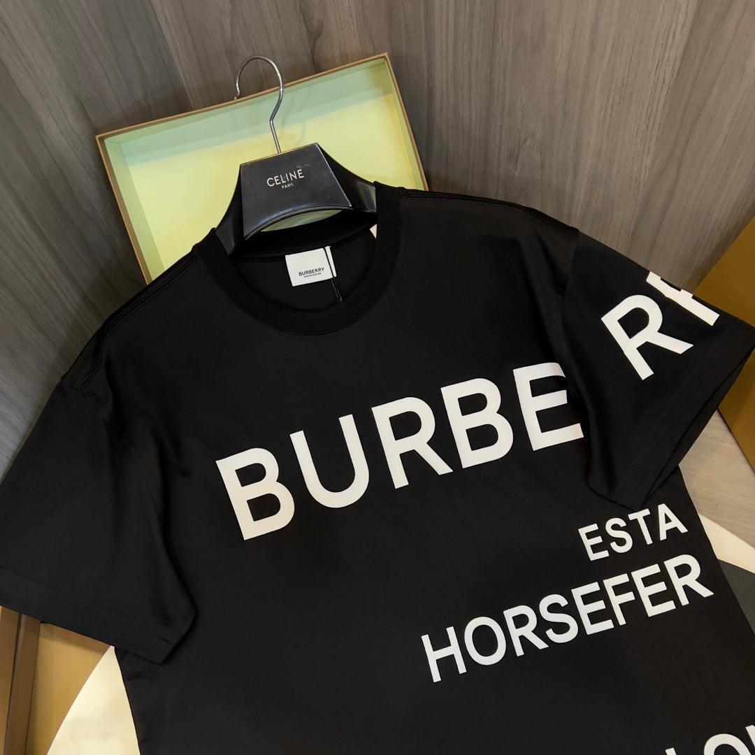 Burberry Black T-Shirt Without Collar Banlieue91