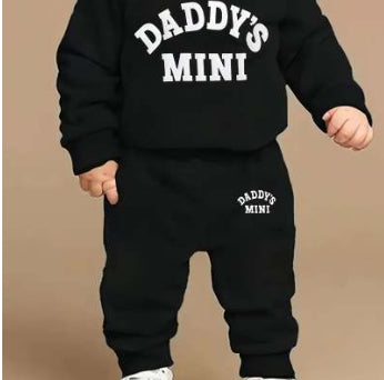 Trendy Cool Kids Casual Sports Hoodie Set Baby Joy