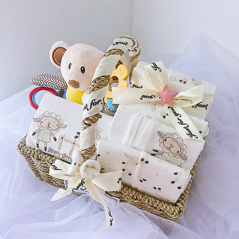 Newborn Boy Baby Clothes Set Gift Box Autumn And Winter FLIPSTYLEZLLC