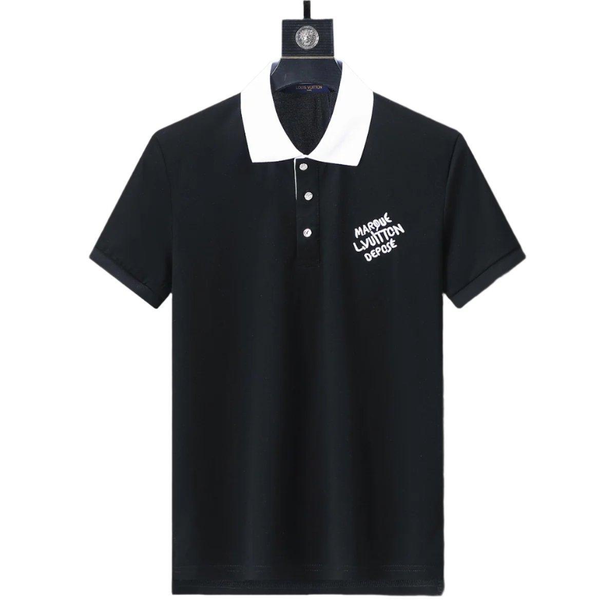 Louis Vuitton White T-Shirt with Collar Banlieue91
