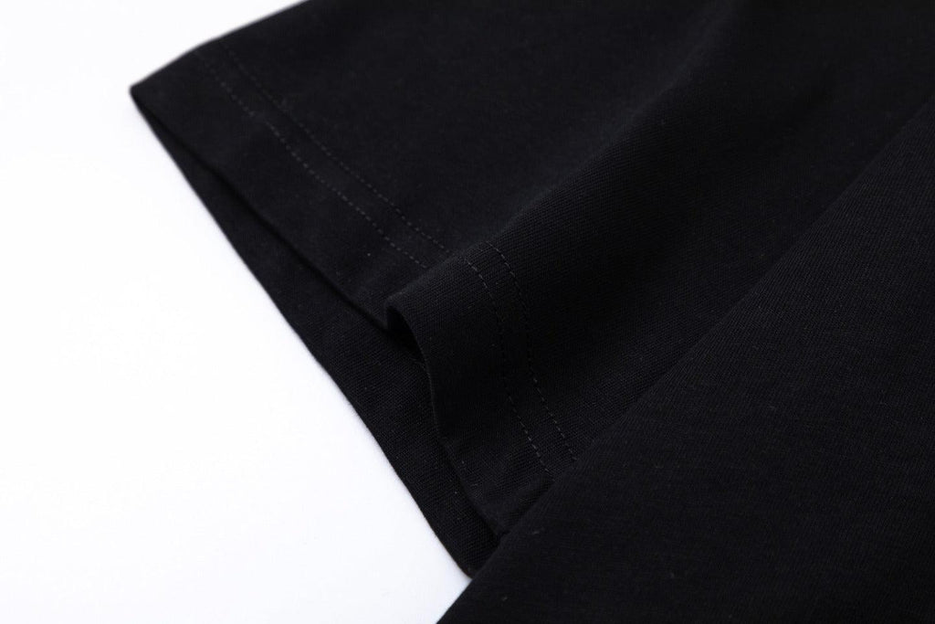 Amiri Black T-Shirt Without Collar Banlieue91