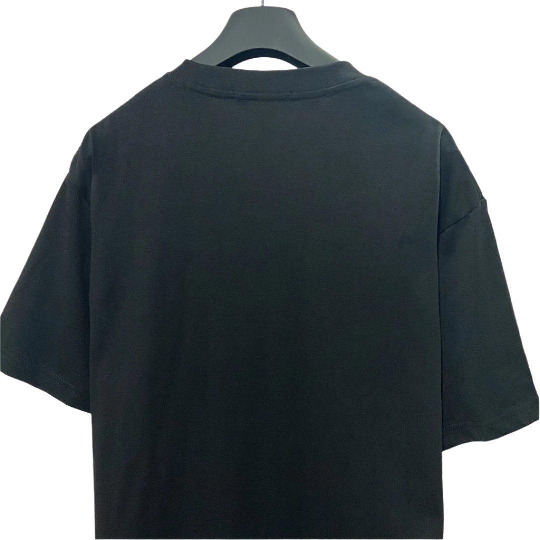 Balenciaga Black T-Shirt Without Collar Banlieue91