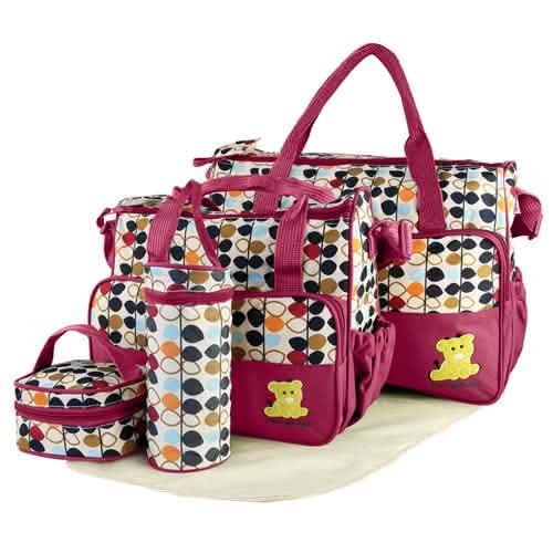 5-Pack: Baby Nappy Diaper Bag Set DailySale