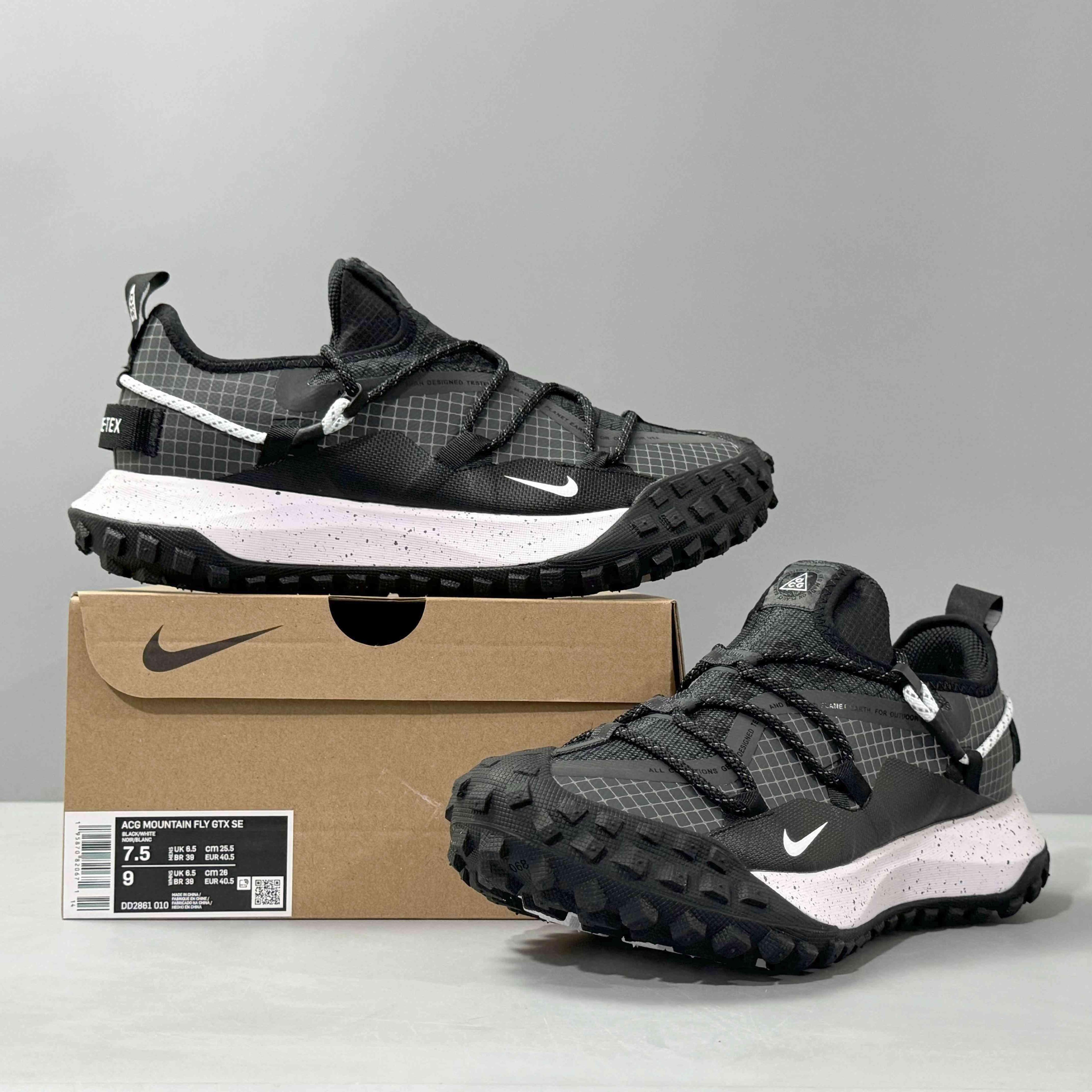 Nike ACG Mountain Fly Low Gore-Tex SE 'Black White' Banlieue91