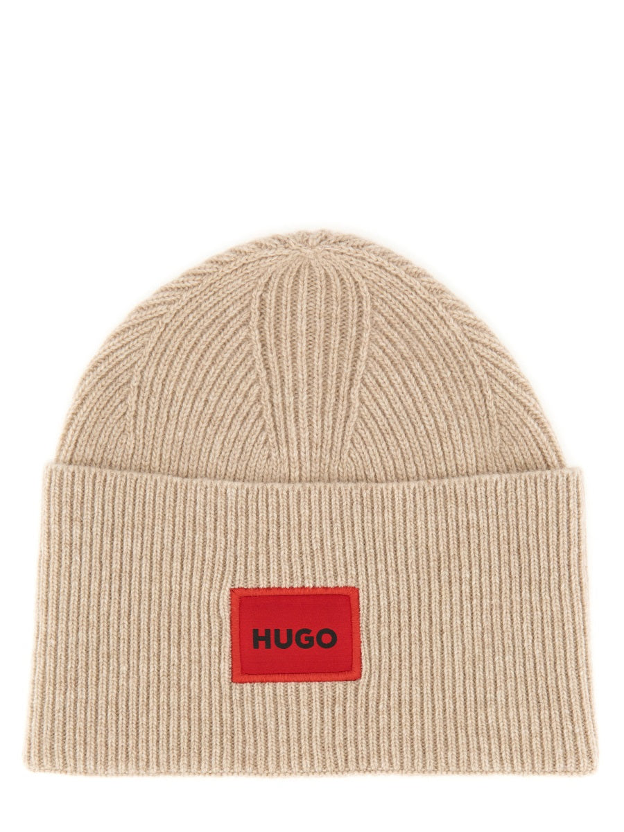 HUGO Classic Logo Beanie Hat for Men