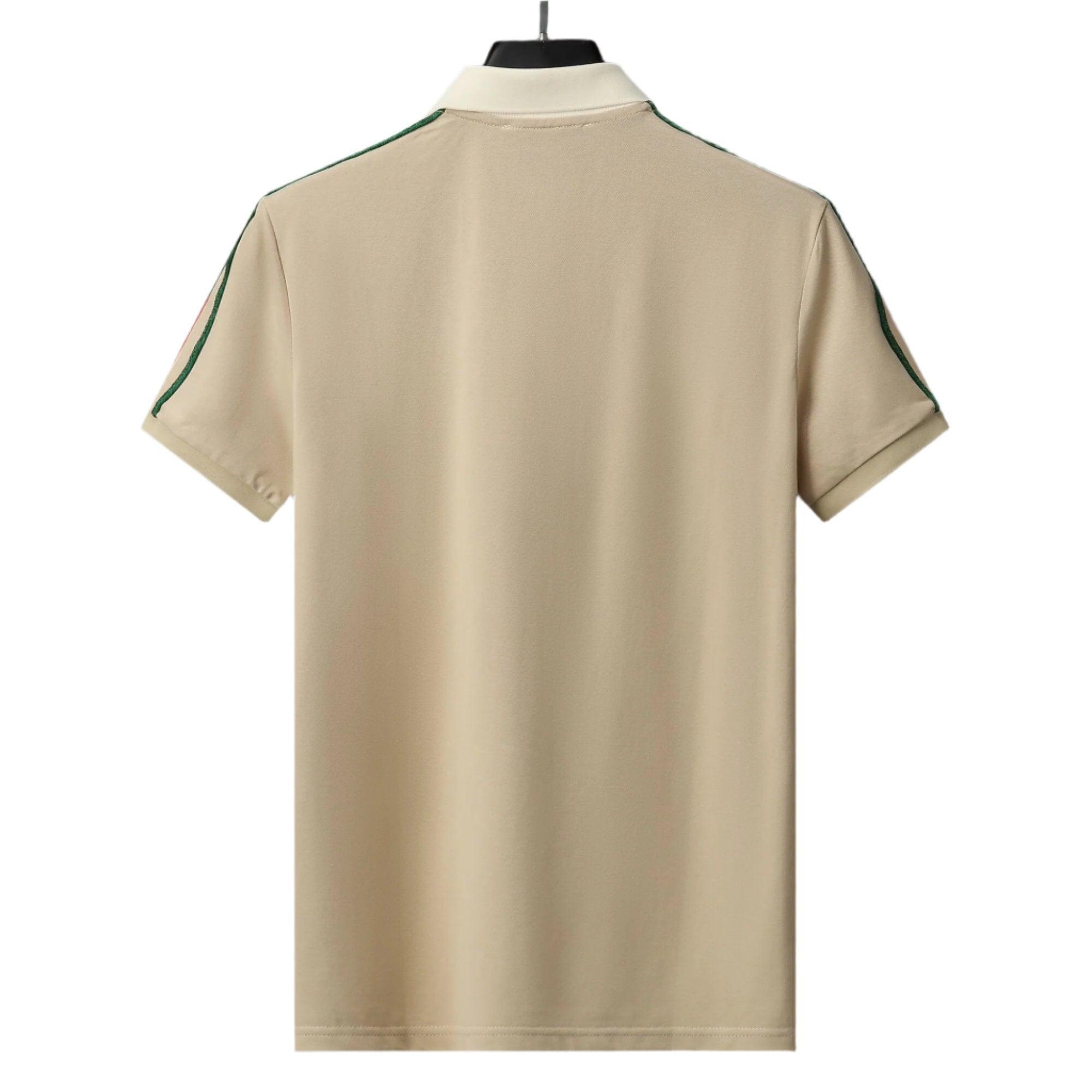 Gucci Beige T-shirt with a collar Banlieue91