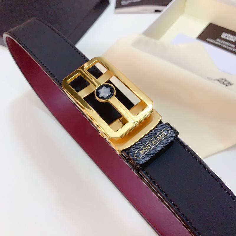 Mont Blanc Men's Belt 'Black' Banlieue91
