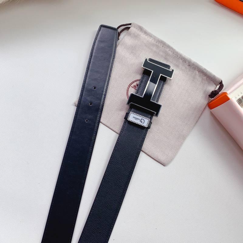 Hermes Men Black Buckle Belt 'Black' Banlieue91
