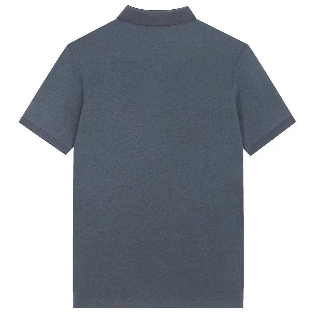 Burberry Dark Grey T-Shirt With Collar Banlieue91