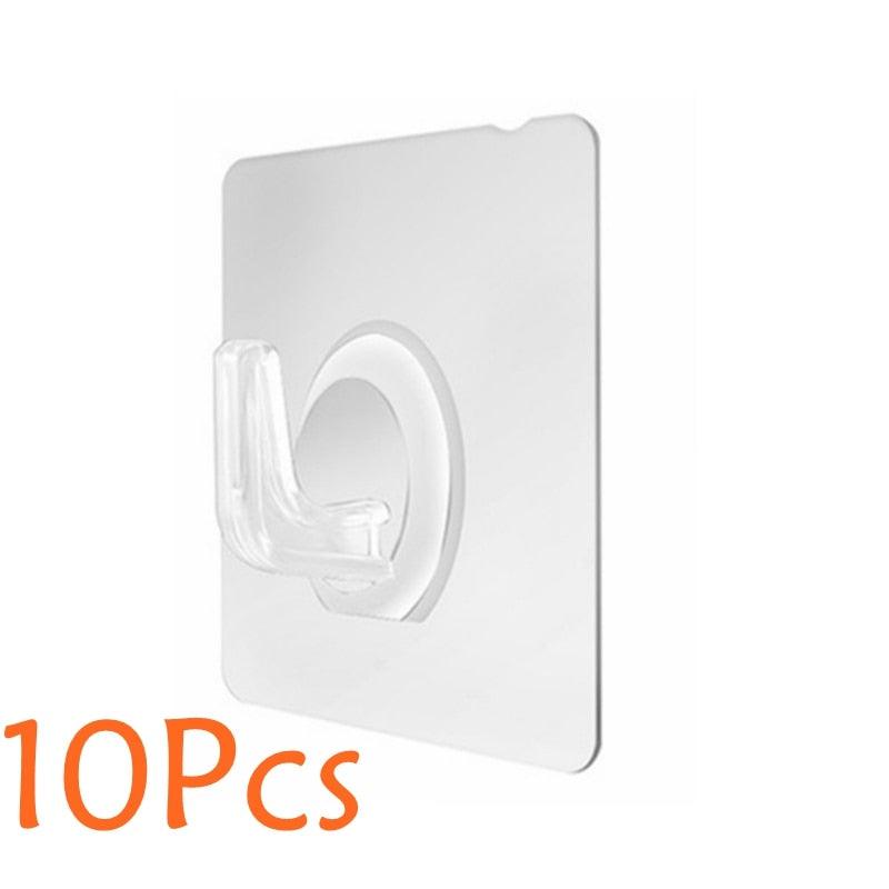 5/10/20 Pcs Wall Storage Hook Punch-free Power Plug Socket Holder Kitchen Stealth Hook Wall Adhesive Hanger Bathroom Wall Storage Hook Power Plug Socket Holder Wall Adhesive Hanger Home Office Stevvex
