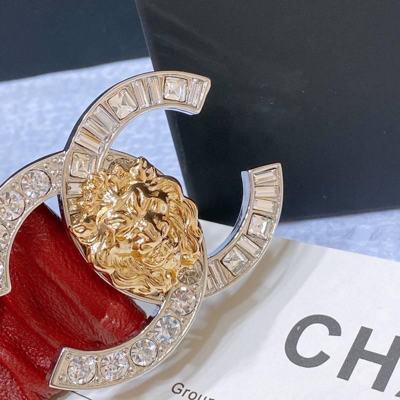 Chanel Leather Women’s Belt 'Red' Banlieue91