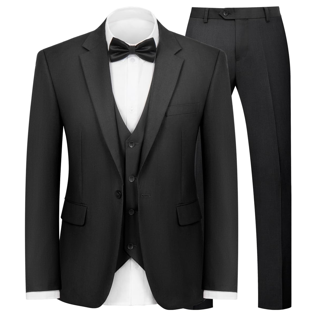 WYWK Men's Classic Three-piece Formal Suit WYWK